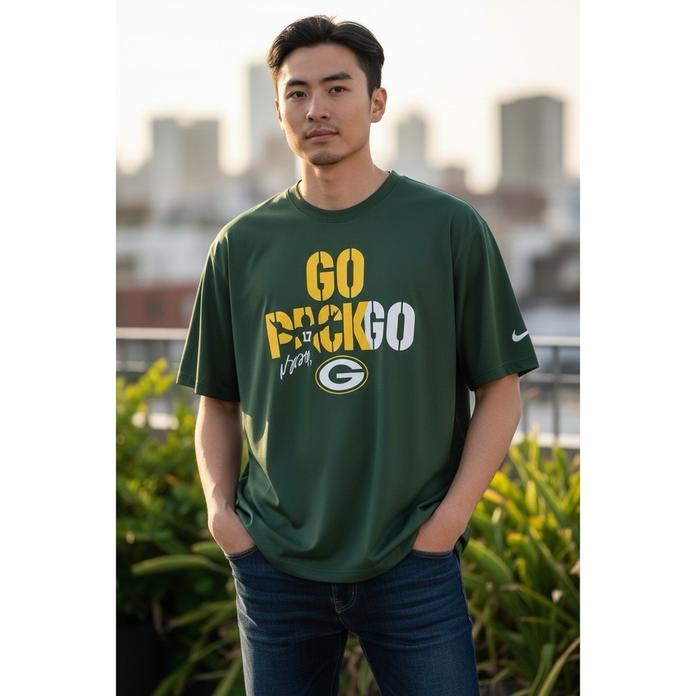 Nike Devante Adam's Go Packgo Packers Green XL Shirt